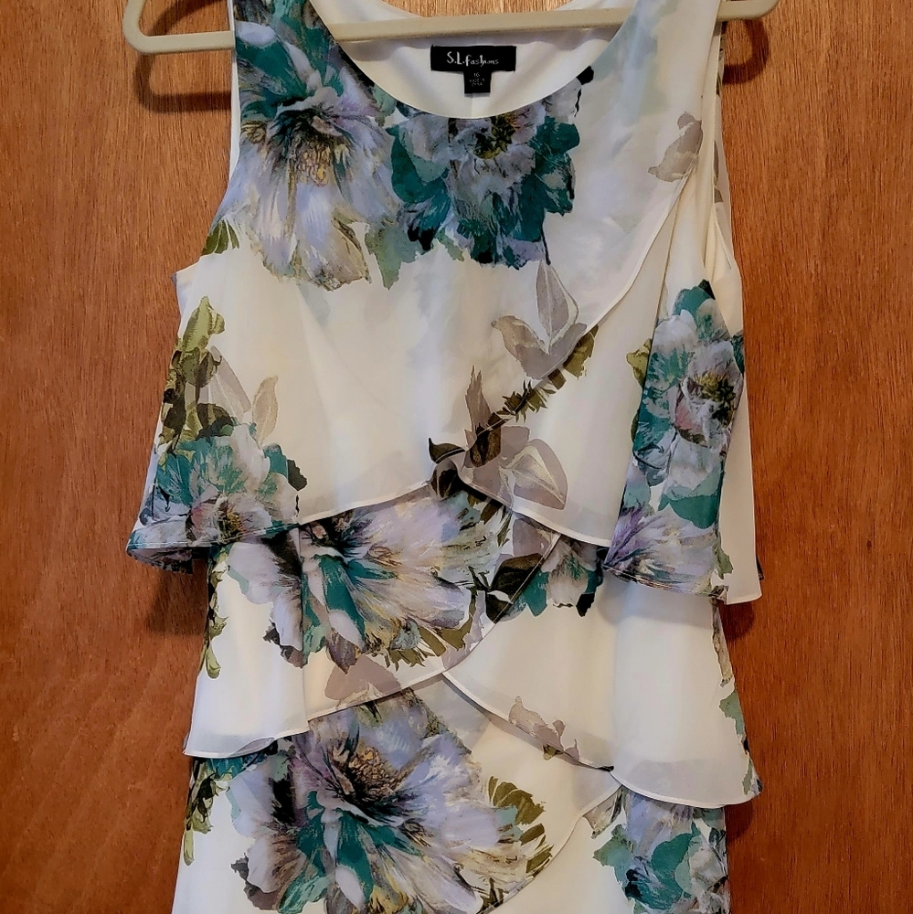 Women's Floral, Tired Dress